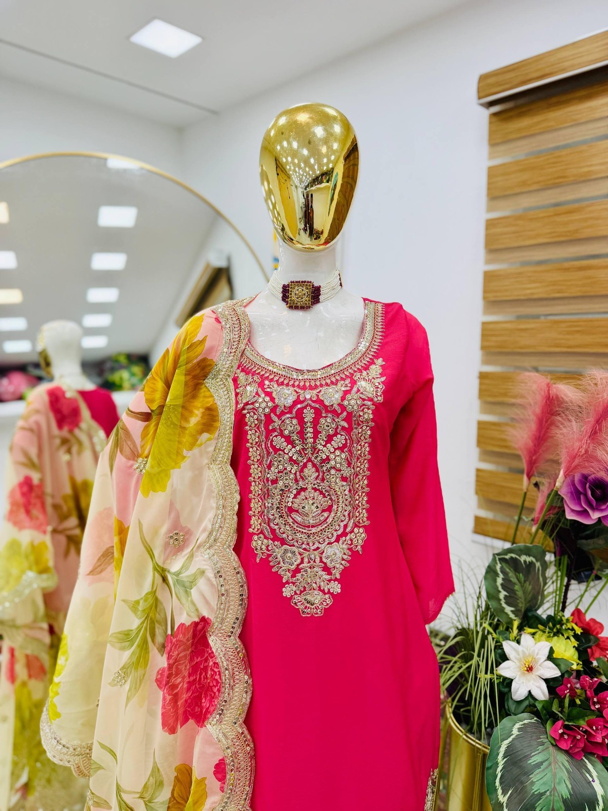 SALWAR KAMEEZ PAKISTANI INDIAN WEDDING PARTY WEAR DRESS BOLLYWOOD SUIT SHARARA