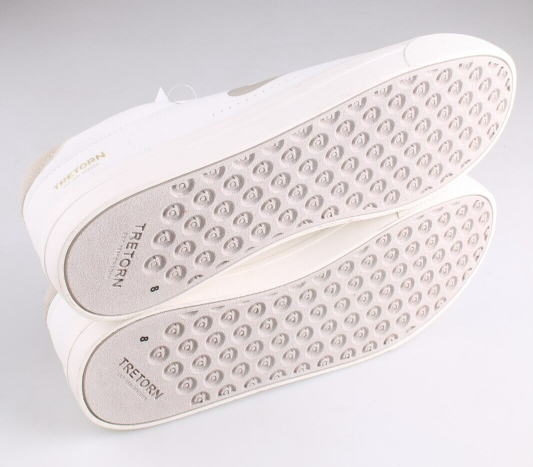 Tretorn “Serve” Women’s Memory Foam Footbed Sneaker 7 7.5 8 8.5 9 10 White NEW