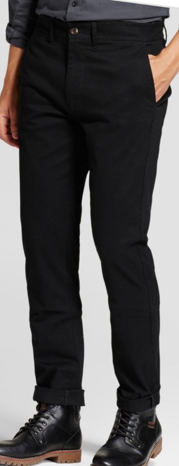Slim Fit Chino Pants BROWNS/GRAY/BLACK/BLUE Goodfellow Slim Hip & Thigh 30 – 34L