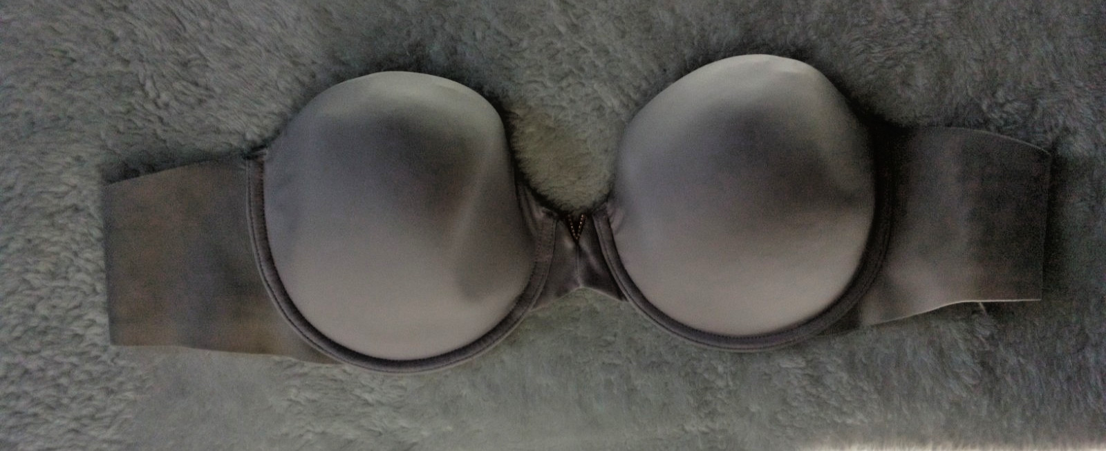 Victoria’s Secret Multi-Way Bra Beige/ Nude Underwire, Missing Removable Straps