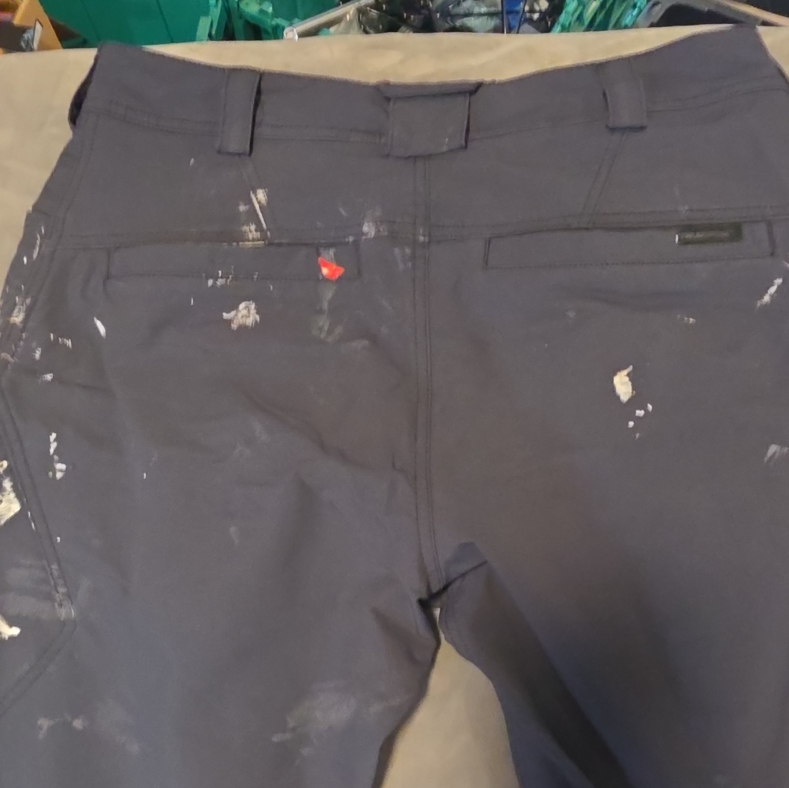 TRUEWERK T2 WERKPANT Men’s Work Pants 34W/32L Blue Nylon Canvas