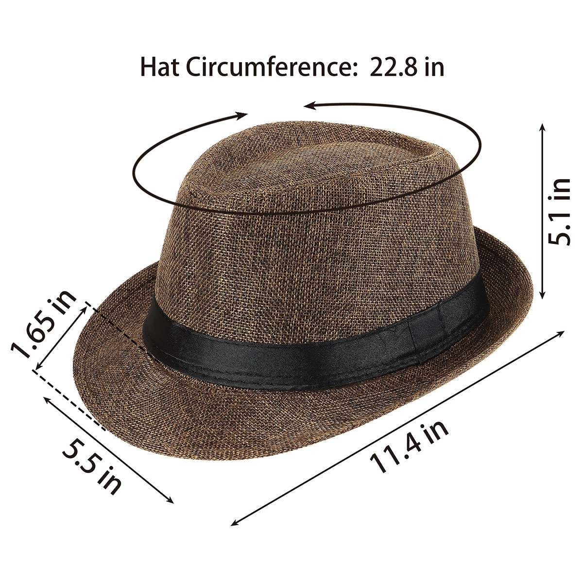 Classic Fedora Hats for Men Women Short Brim Felt Feather Hat Panama Dress Hat