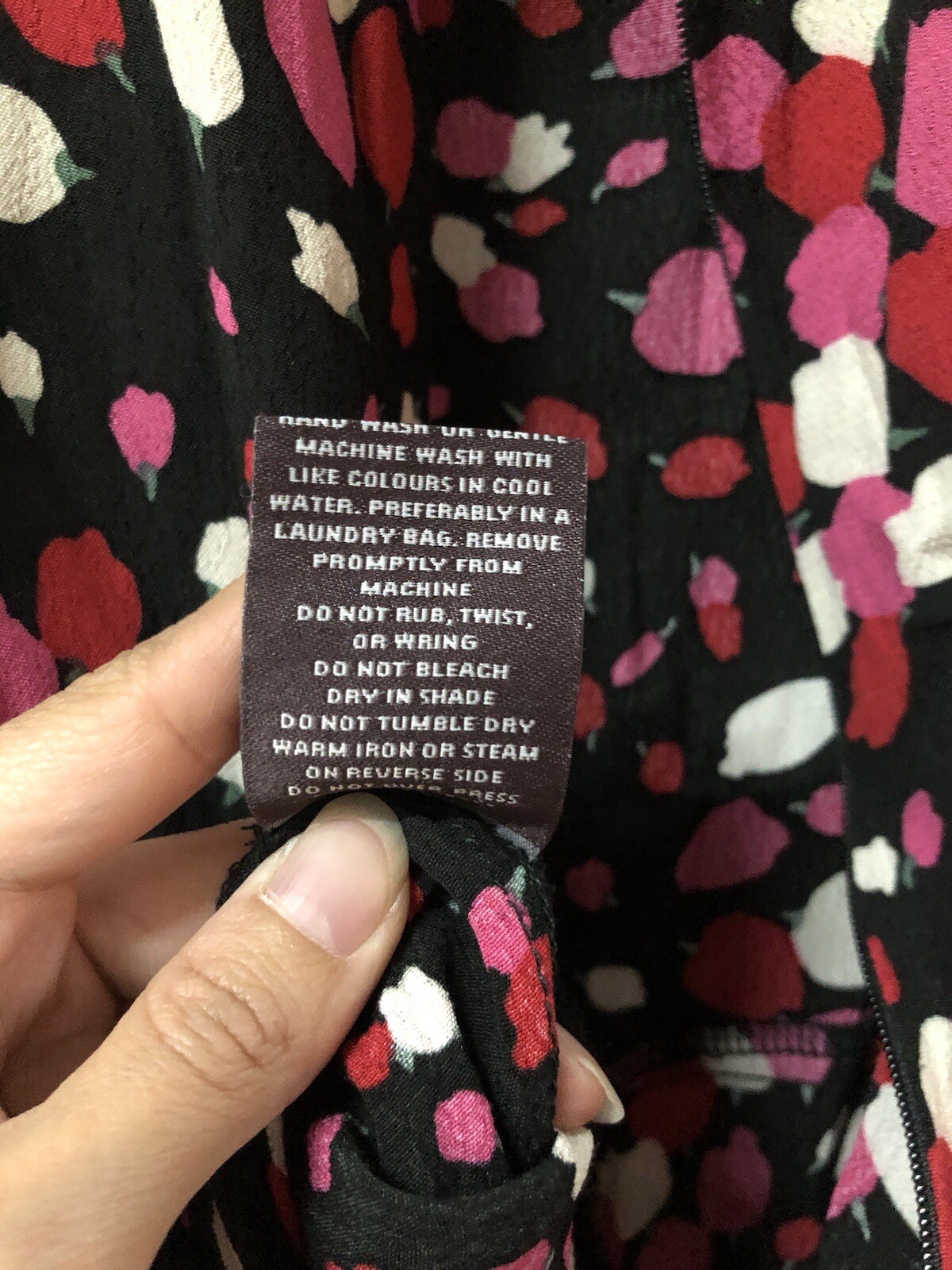 Mister Zimi Posey Nina Jumpsuit Black Pink Red White Floral Size 6
