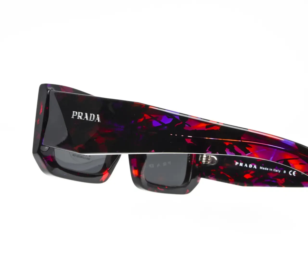 Prada SPR06Y 06V-5S0 Sunglasses Unisex Multicolor Rectangular