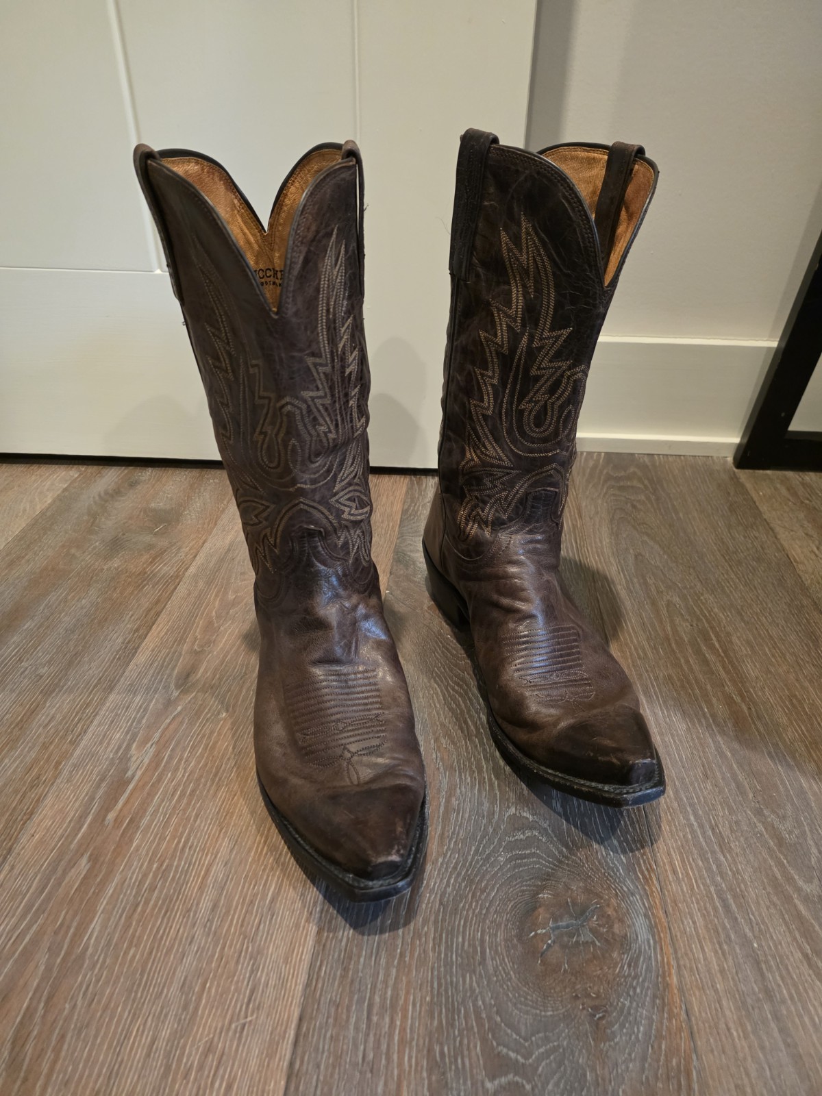 Lucchese Mens Boots 10.5 EE Corbin STYLE NO.N1556.54-NA-EE-10.5