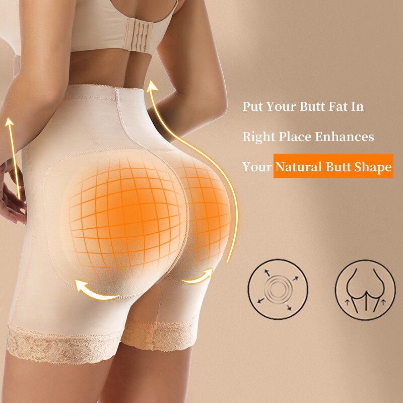 Fajas Colombianas Fake Buttocks Pad Butt Lift Shorts Body Shaper Booty Enhancer