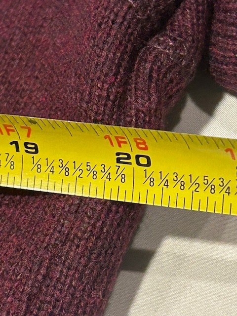 BENCH Men’s Full Zip Wool Blend Heavy Jacket Zipped Pockets Burgandy NWT Size M