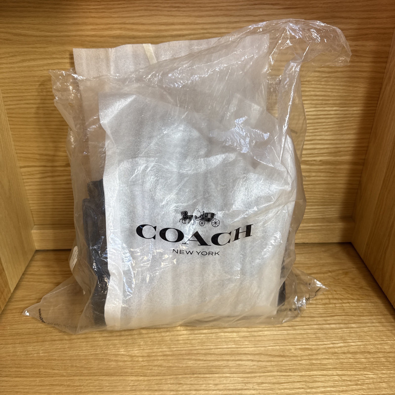 Coach 2way bag ec-22590 Brown Black Signature F69075 Good condition PVC leather