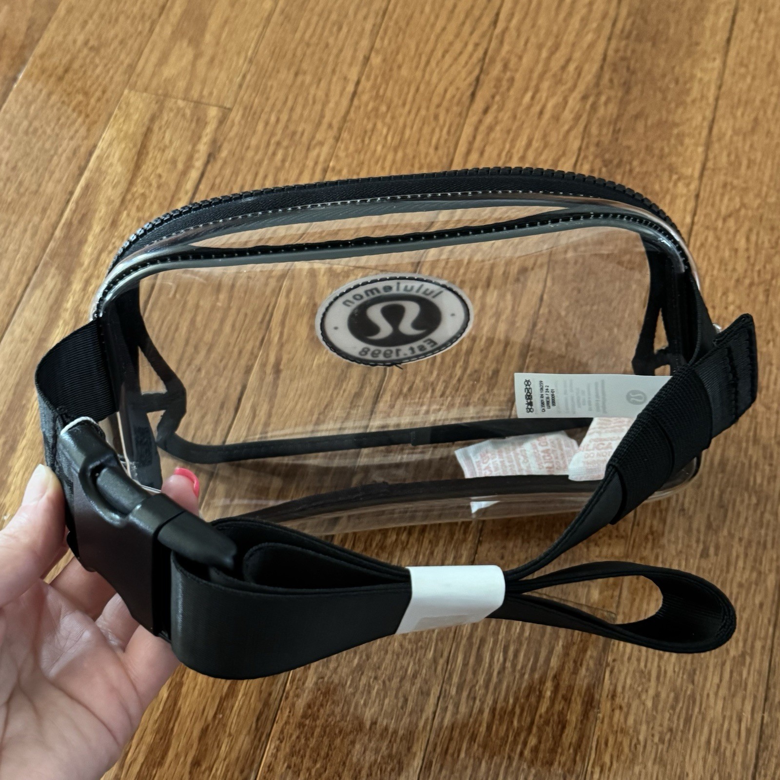 Lululemon Everywhere Belt Bag Clear Stadium Fanny Pack 1L Adjustable Straps NWT