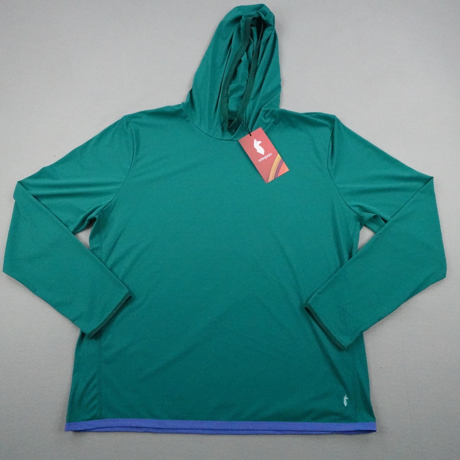Cotopaxi Hoodie 2XL Malachite Green Sombra Sun Pullover Lightweight UPF 50+ NEW