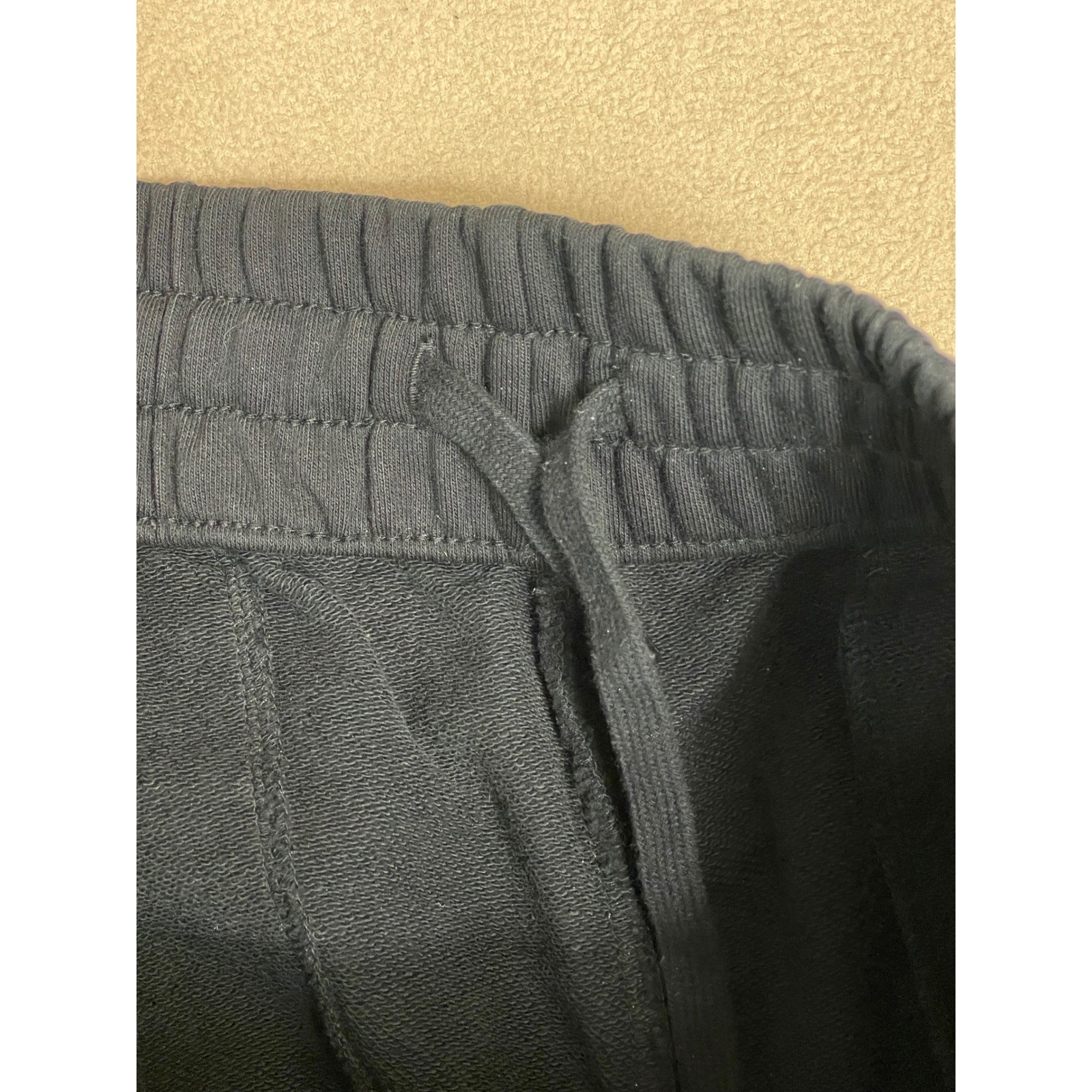 Le Coq Sportif Sweatpants Joggers Black Embroidered Rooster Logo Size L