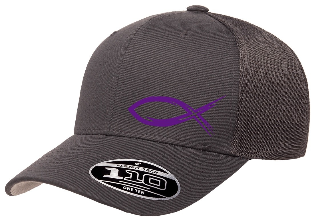 GOD JESUS RELIGION FISH TRUCKER SNAPBACK FLEXFIT 110M HAT *FREE SHIPPING*