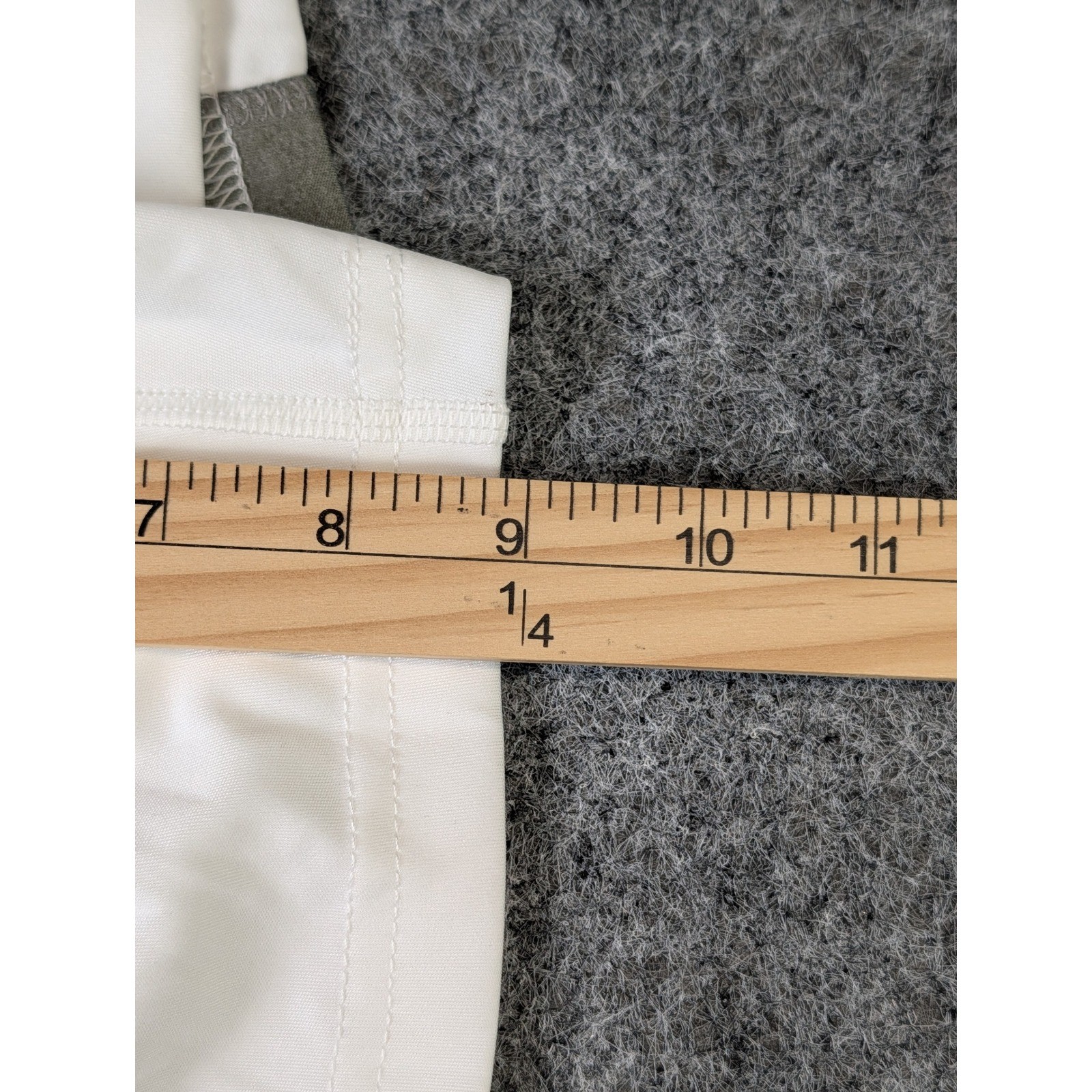 Russell Dri-Power 360 Mens Interlock Shorts White Grey 3XL RS14102HB NEW