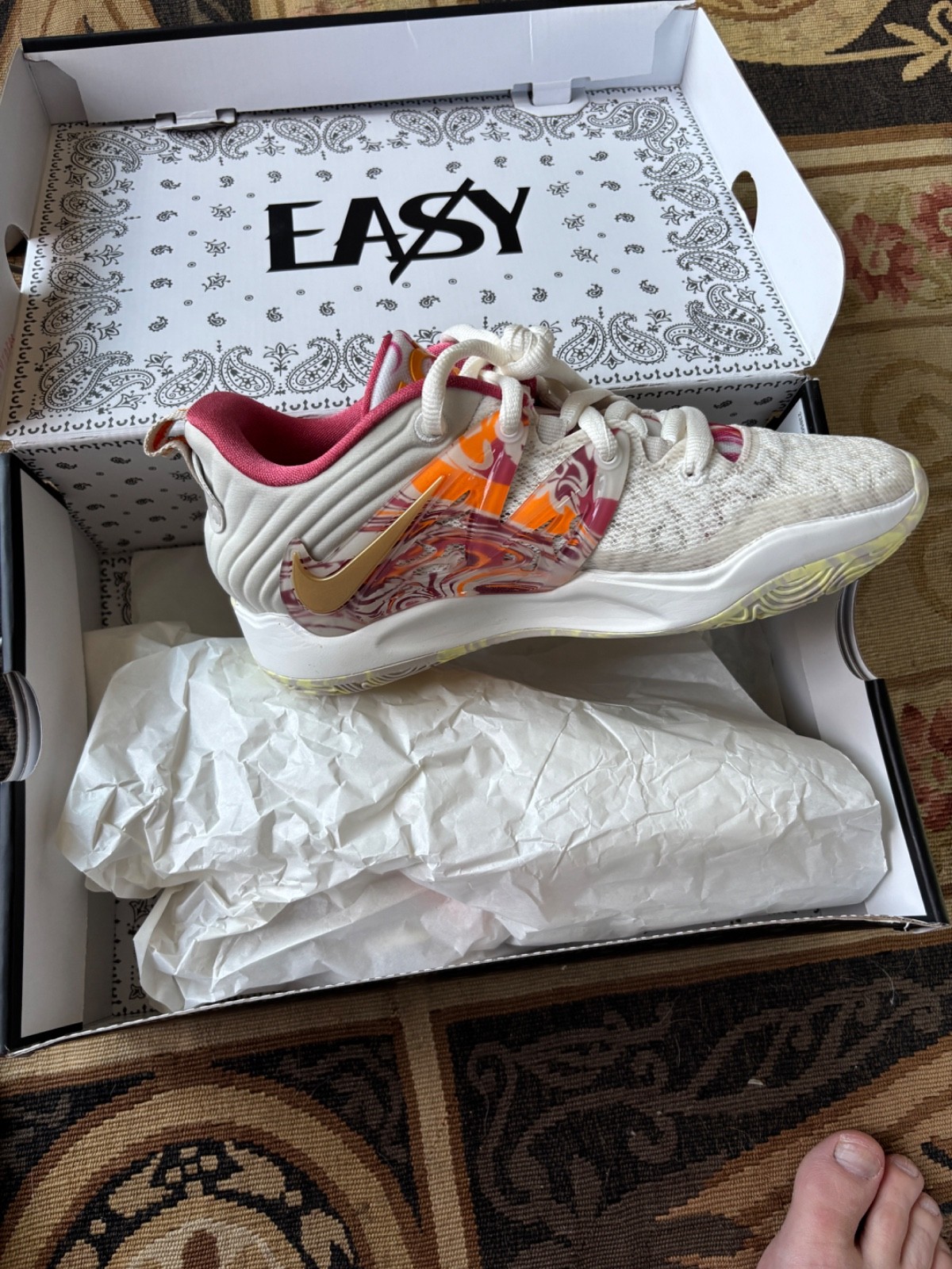 Nike KD15 ASW women’s 8 Orewood BRN/Metallic Gold