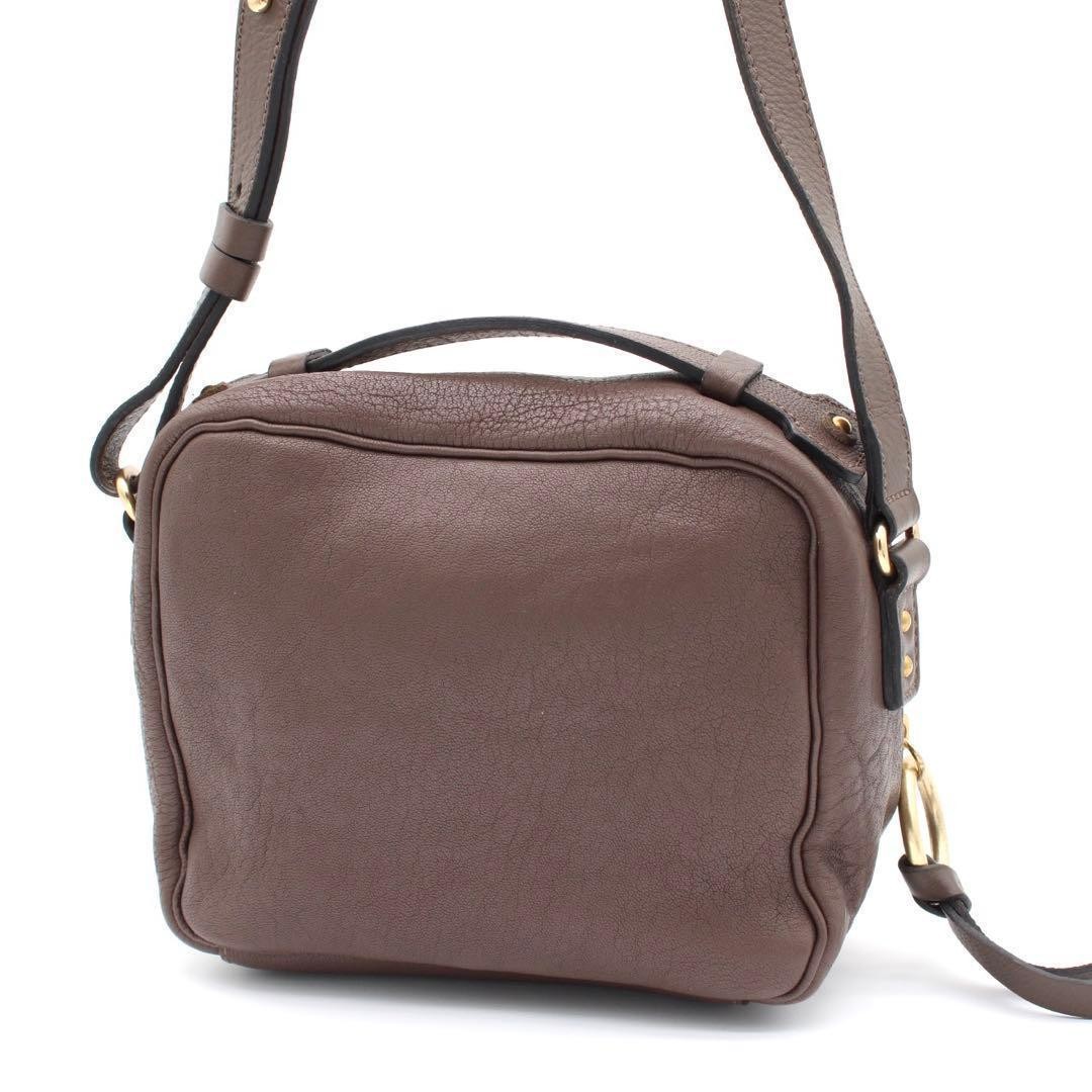 See By Chloe Patti Shoulder Bag Crossbody Leather Brown Japan 0610782