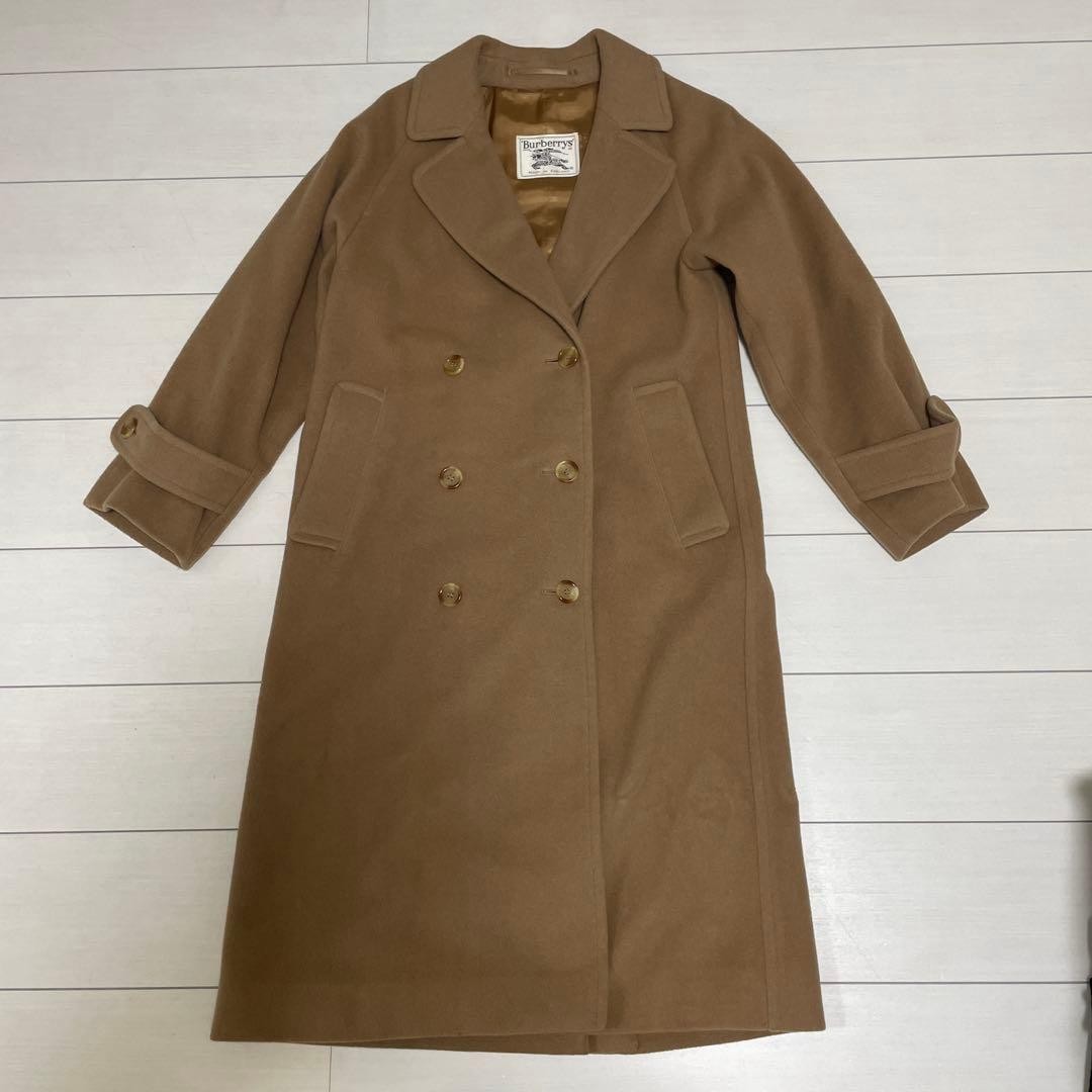 Burberrys long coat camel