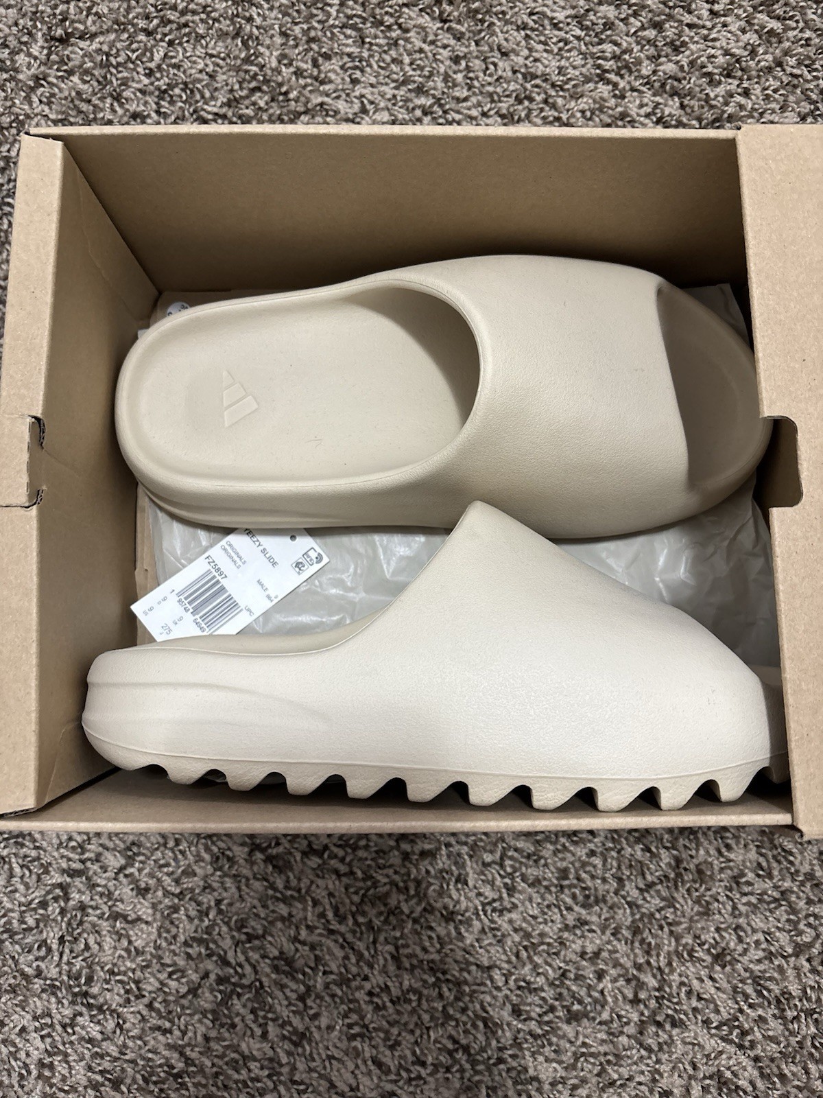Adidas Yeezy Slide Bone 2022/23 Restock Pair Size 9