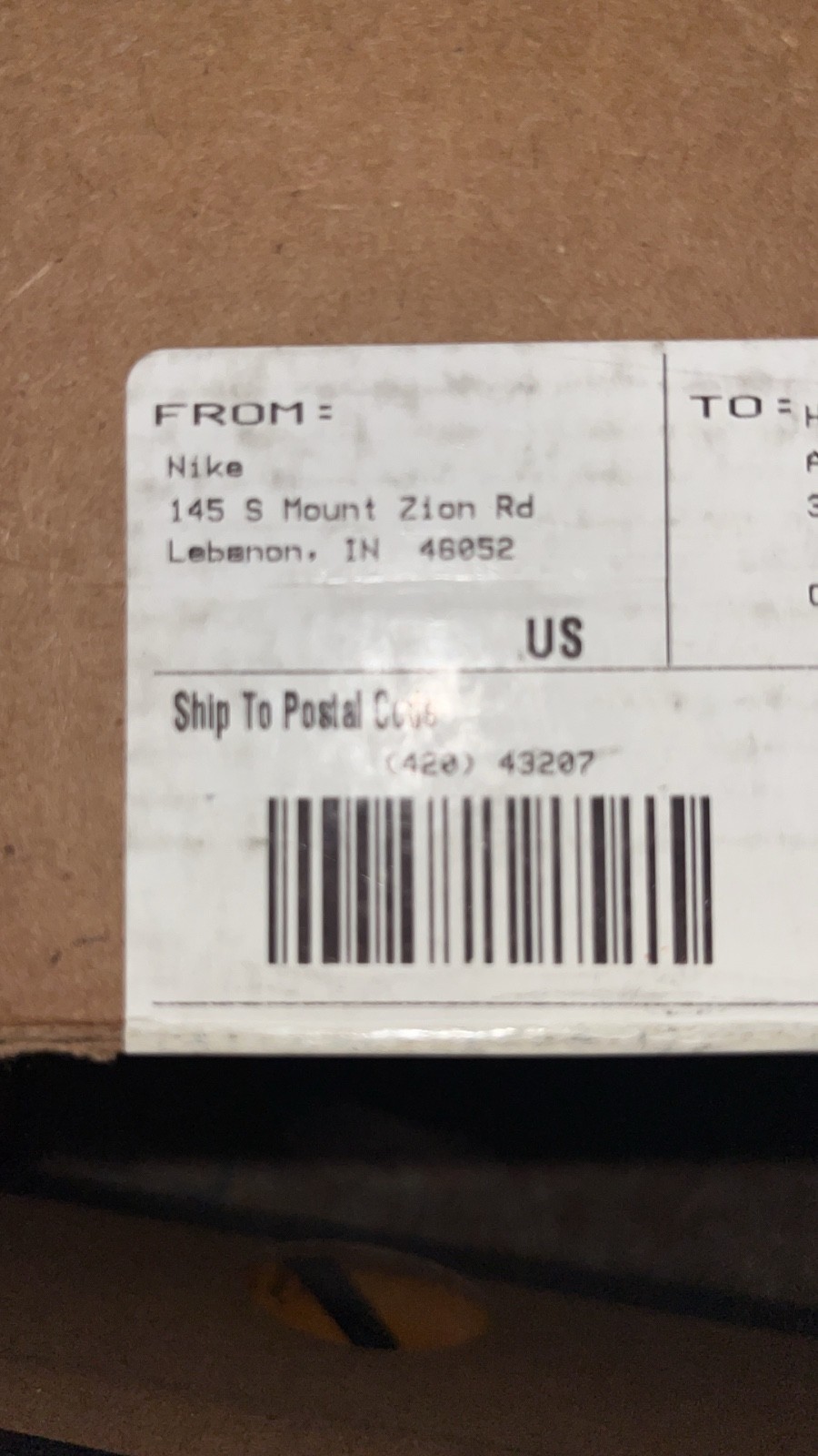 Nike dunk low off-white lot 11 Size 10