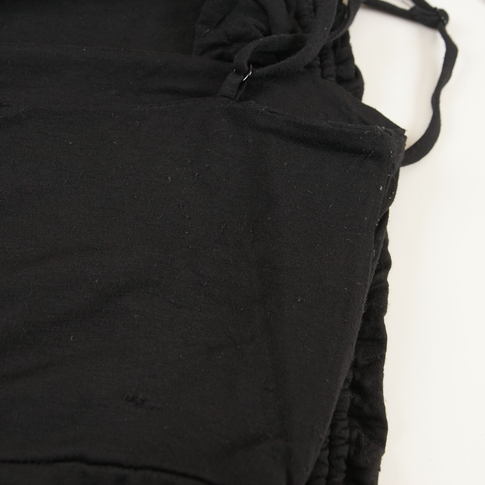 Lovers + Friends Black Ruched Spaghetti Strap Convertible Dress Womens Sz XS