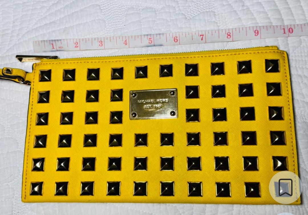 Michael Kors Large Hamilton Studded Clutch