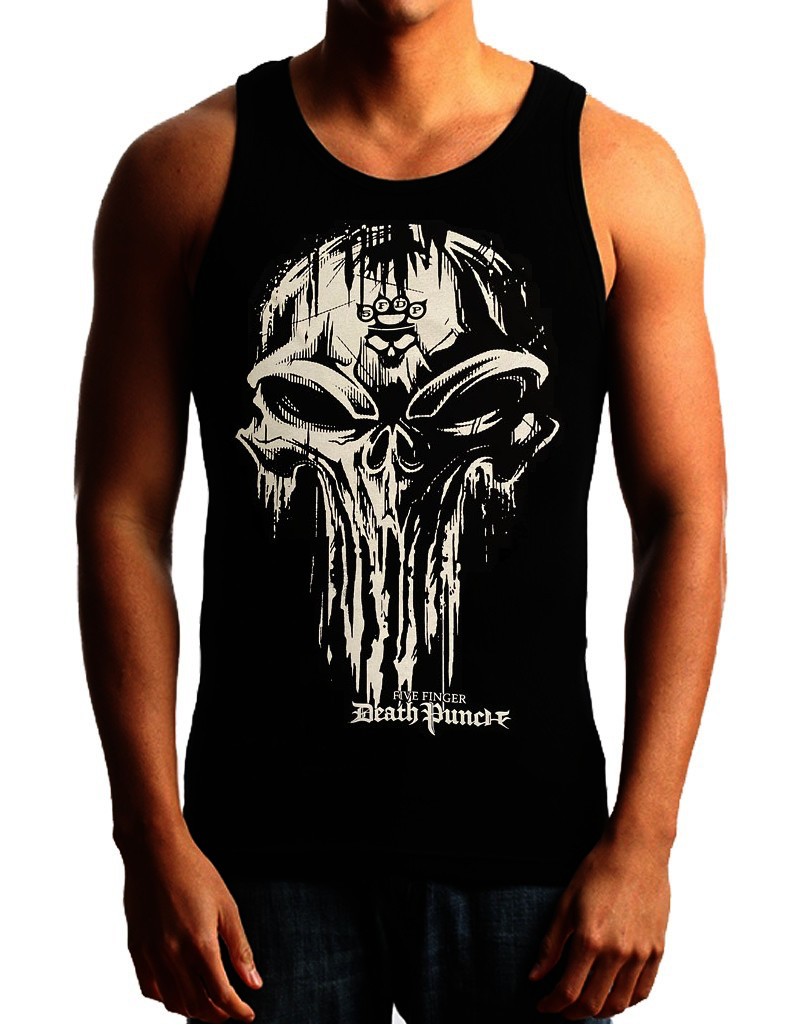 FIVE FINGER DEATH PUNCH punk rock Band Black Tank Top