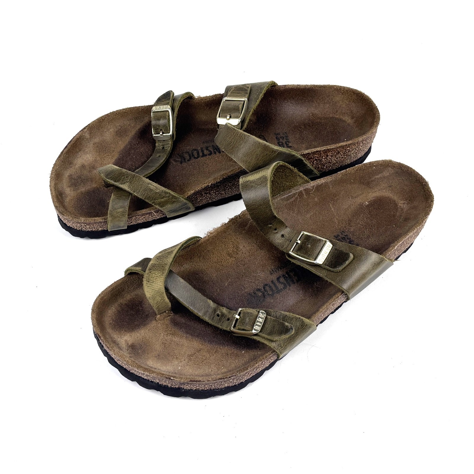 Birkenstock Mayari Women’s Leather Sandals Size 38 Regular/Wide