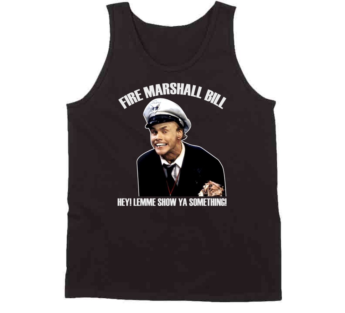 In Living Colour Fire Marshall Bill Carrey Comedy Retro Tv T Shirt