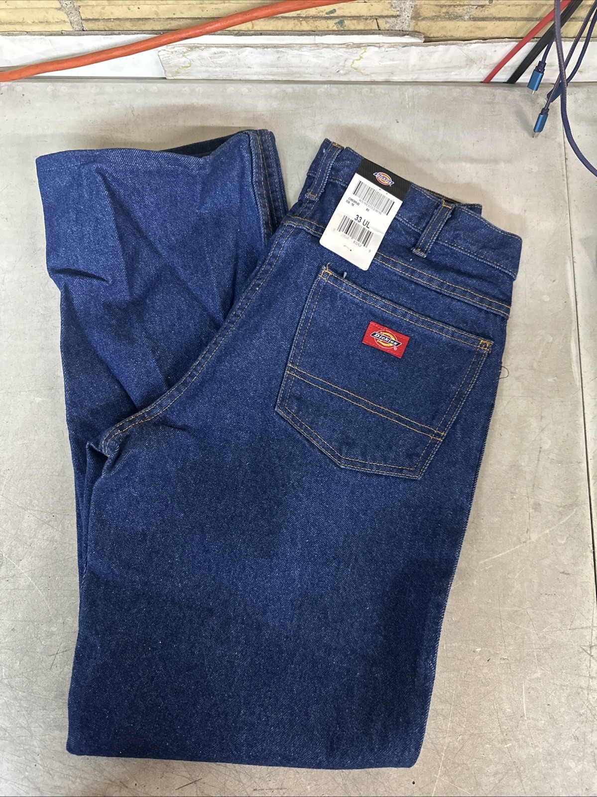 NEW Dickies Work Jean Size: 33UL PN: C993RNB