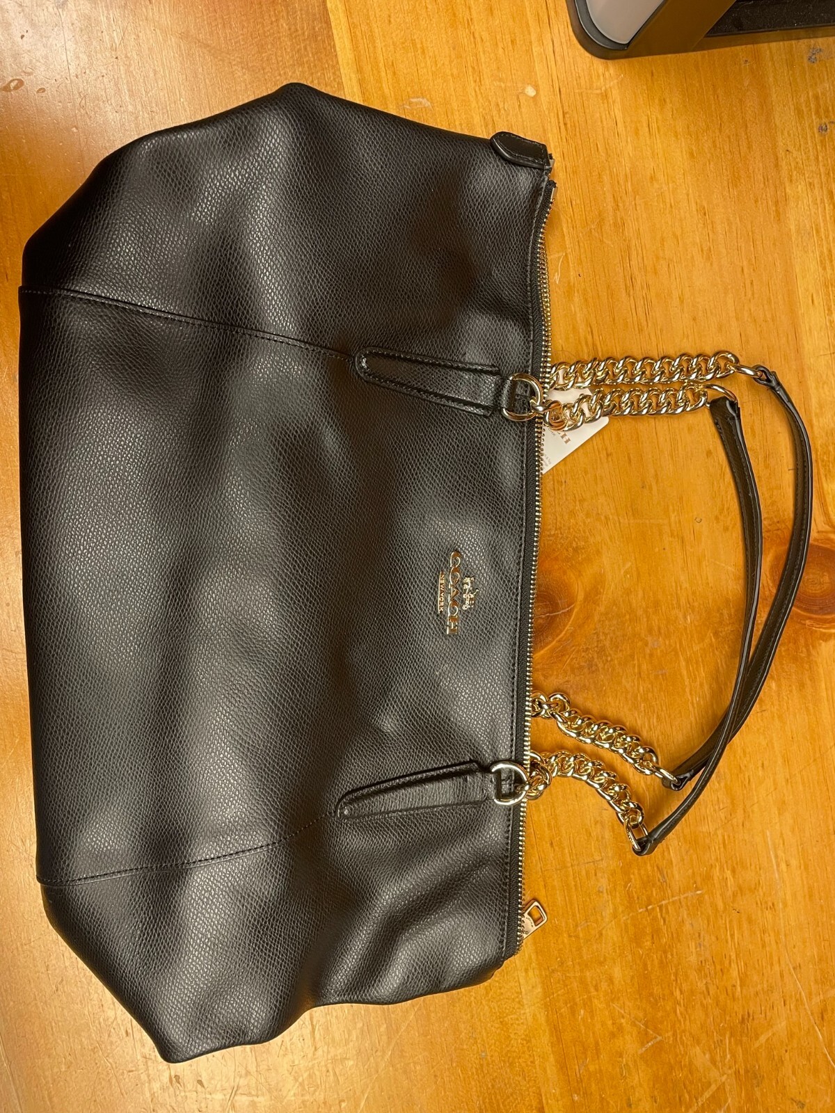 Coach Crossgrain Ava Chain Tote