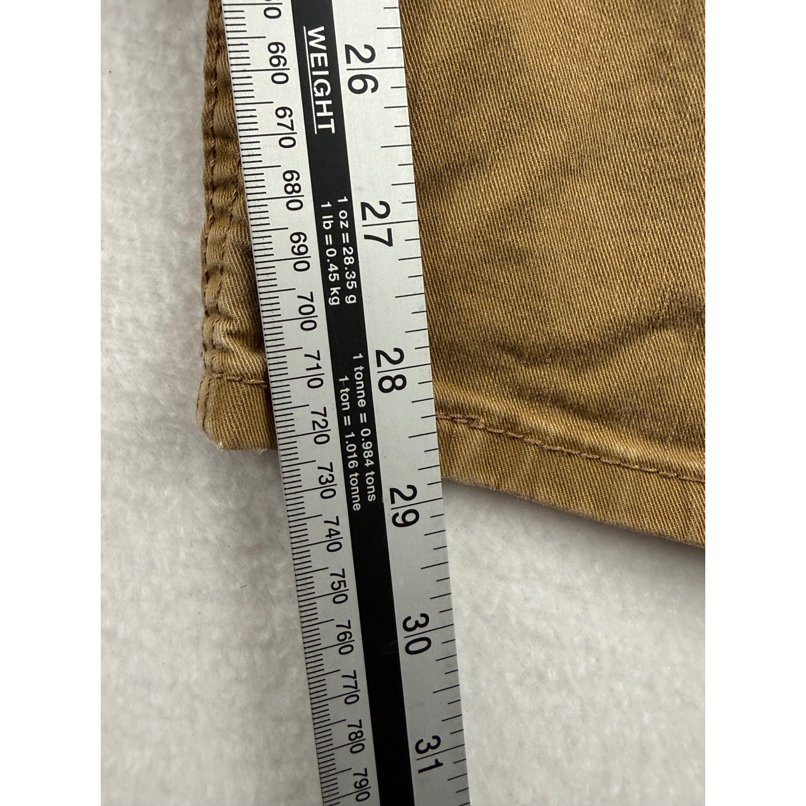 Levi’s 502 Regular Taper Pants Mens 36×32 Brownish Tan Twill Chino Jeans