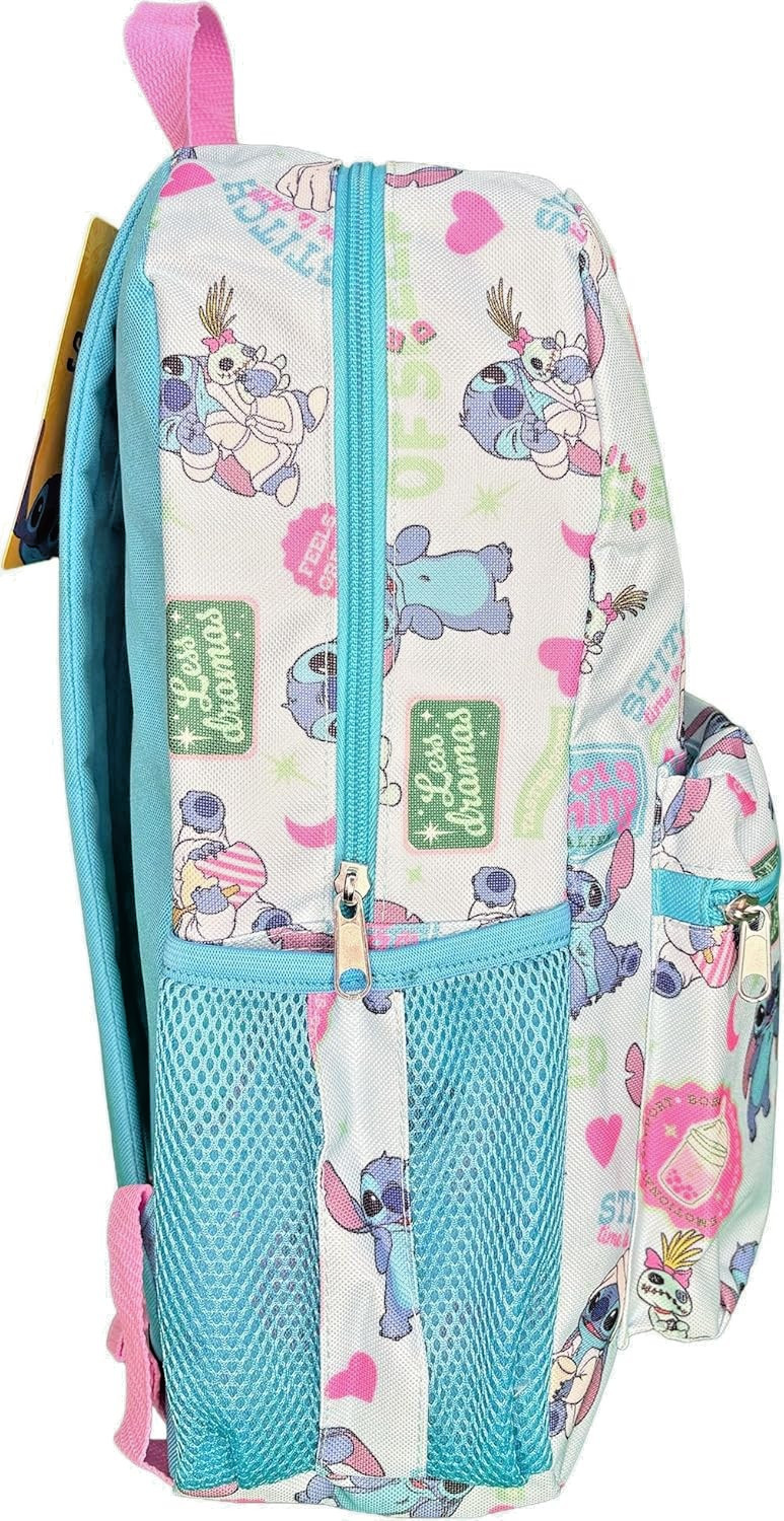 Disney Lilo Stitch 16″ Large School Backpack Book Travel Bag