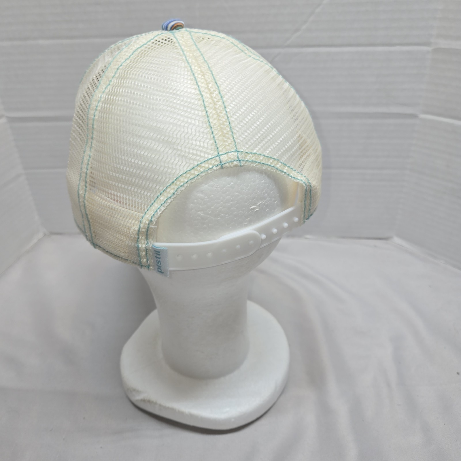 PISTIL McKinley Hat Adjustable Snapback Mesh Trucker Multicolor Euc