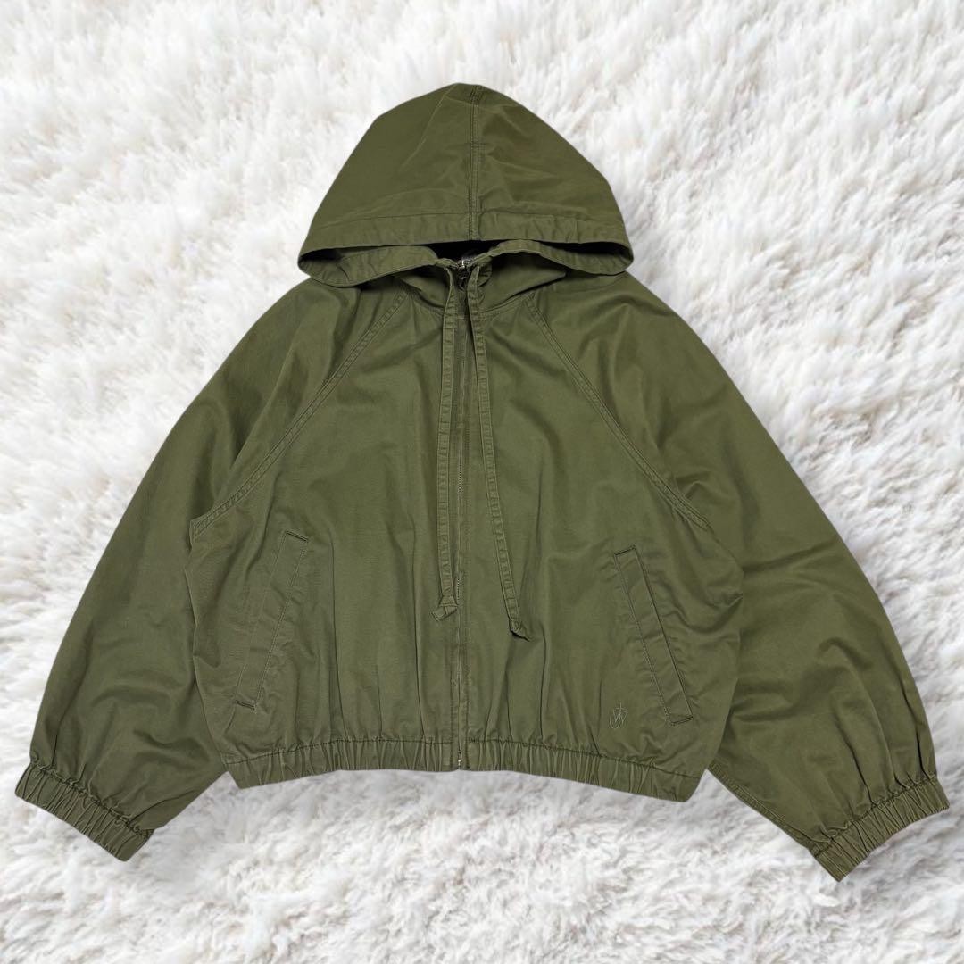 Rare UNIQLO x JW ANDERSON Blouson Green 100% Cotton M Spring