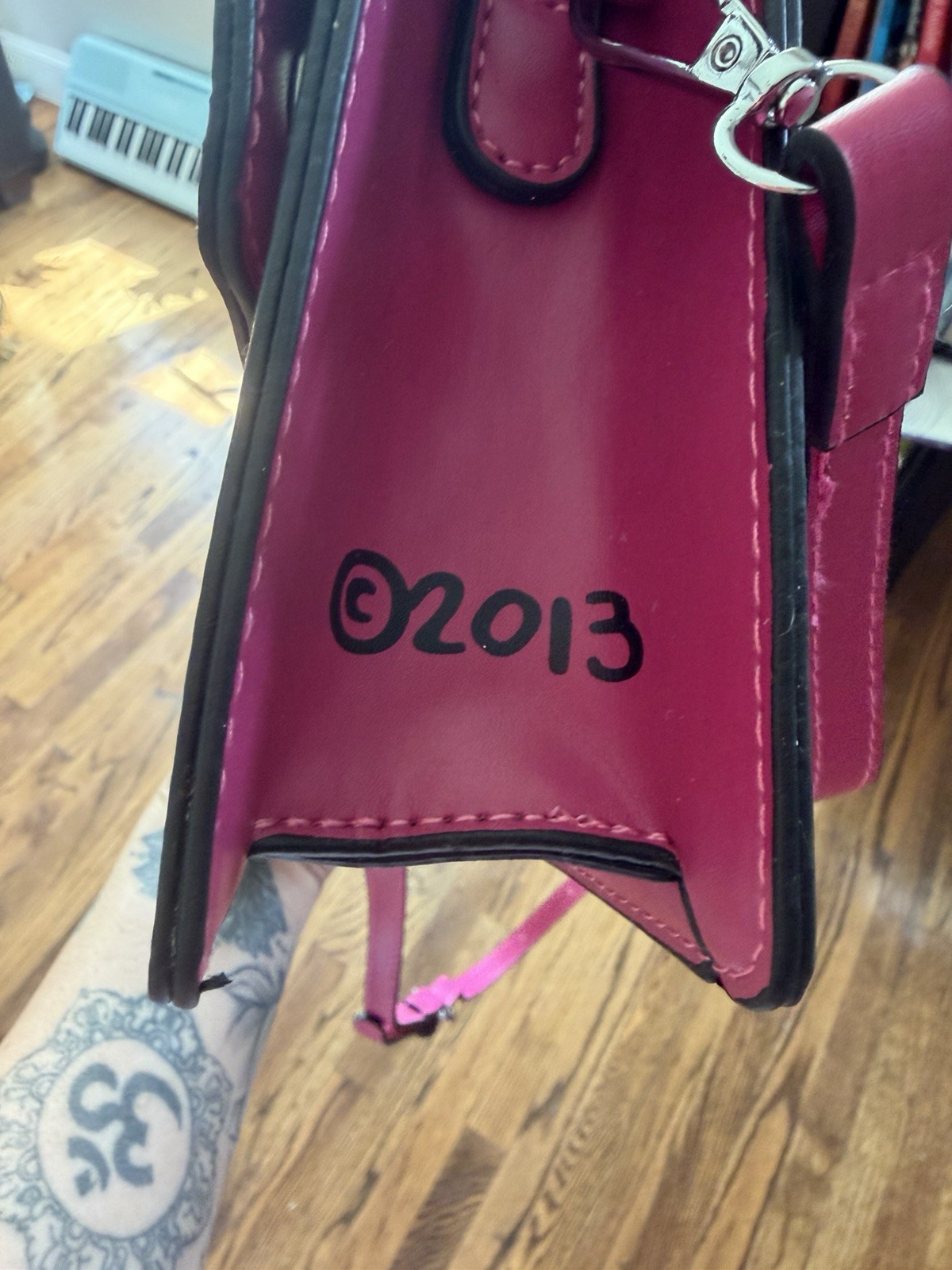 OFFWHITE Flap Crossbody Bag w/ Adjustable Strap