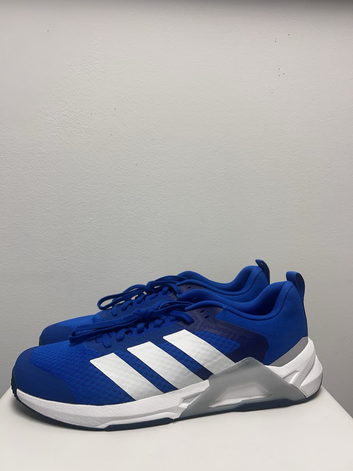 Size 16-Men’s Adidas Dropset Control Trainer Royal Blue White