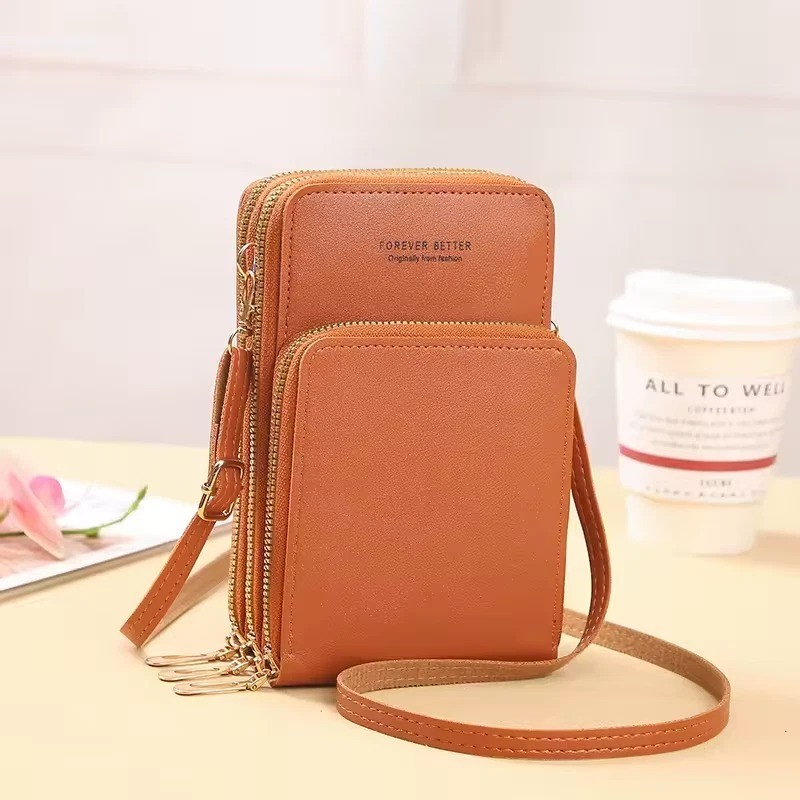 Small Crossbody Cell Phone Purse with Large Touch Screen for Women Mini Handbag