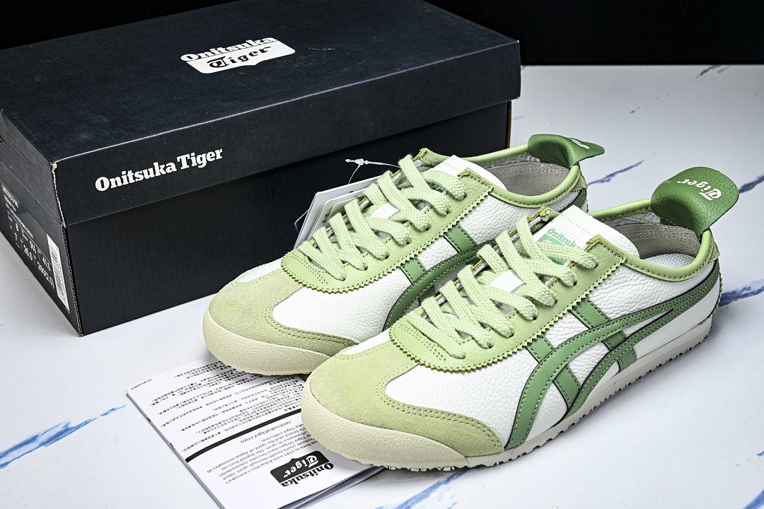 Onits*ka Tiger Mexico 66 Airy Green 1183A201-304 Unisex Size 4-11
