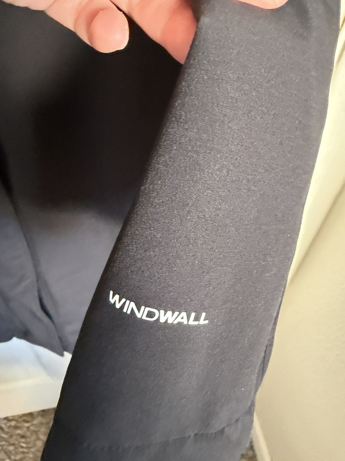 The North Face Womens WindWall Hooded Trench Coat fleece Black Belted Size M