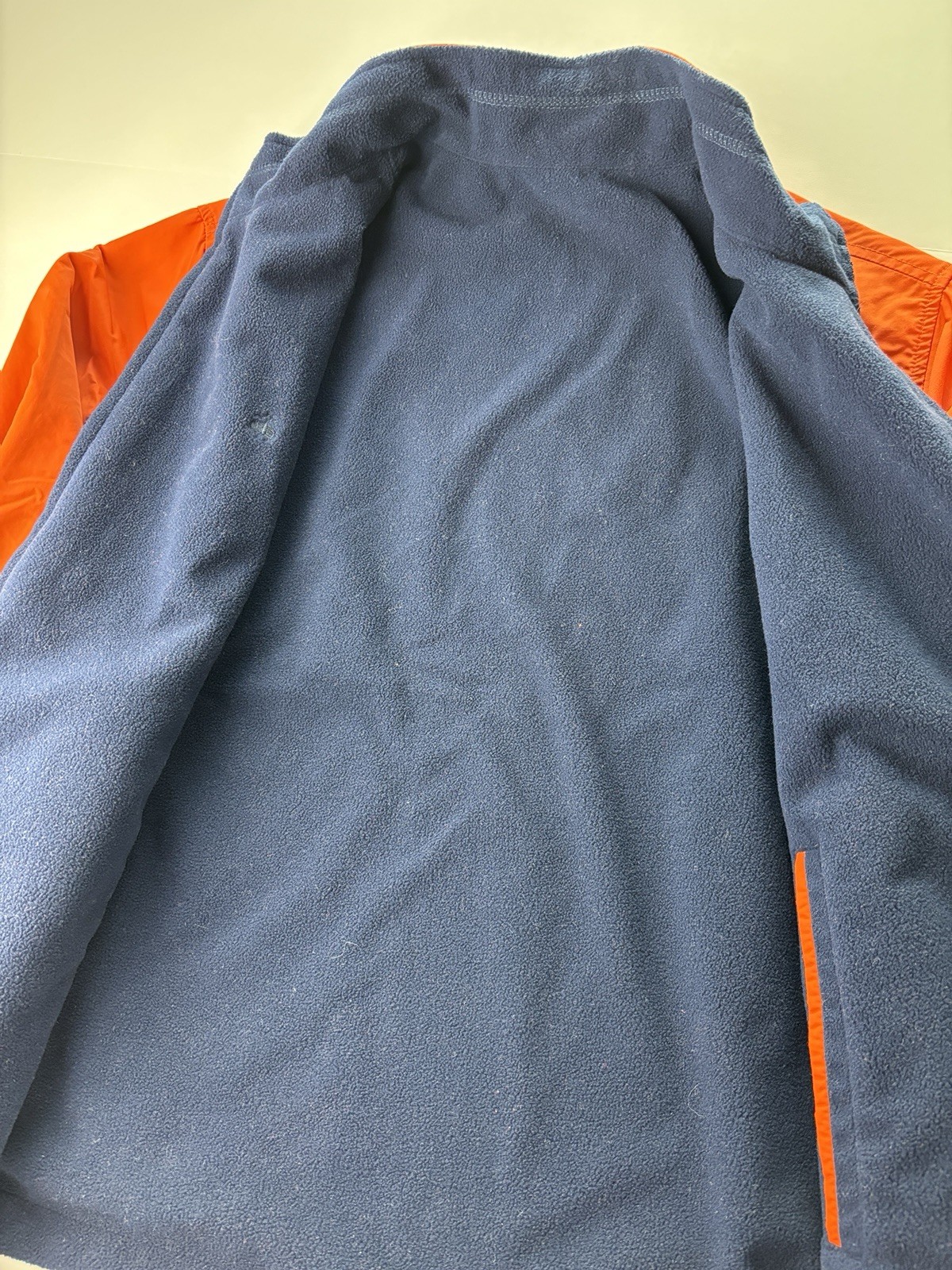Brooks Brother Jacket Reversible Orange Navy Medium