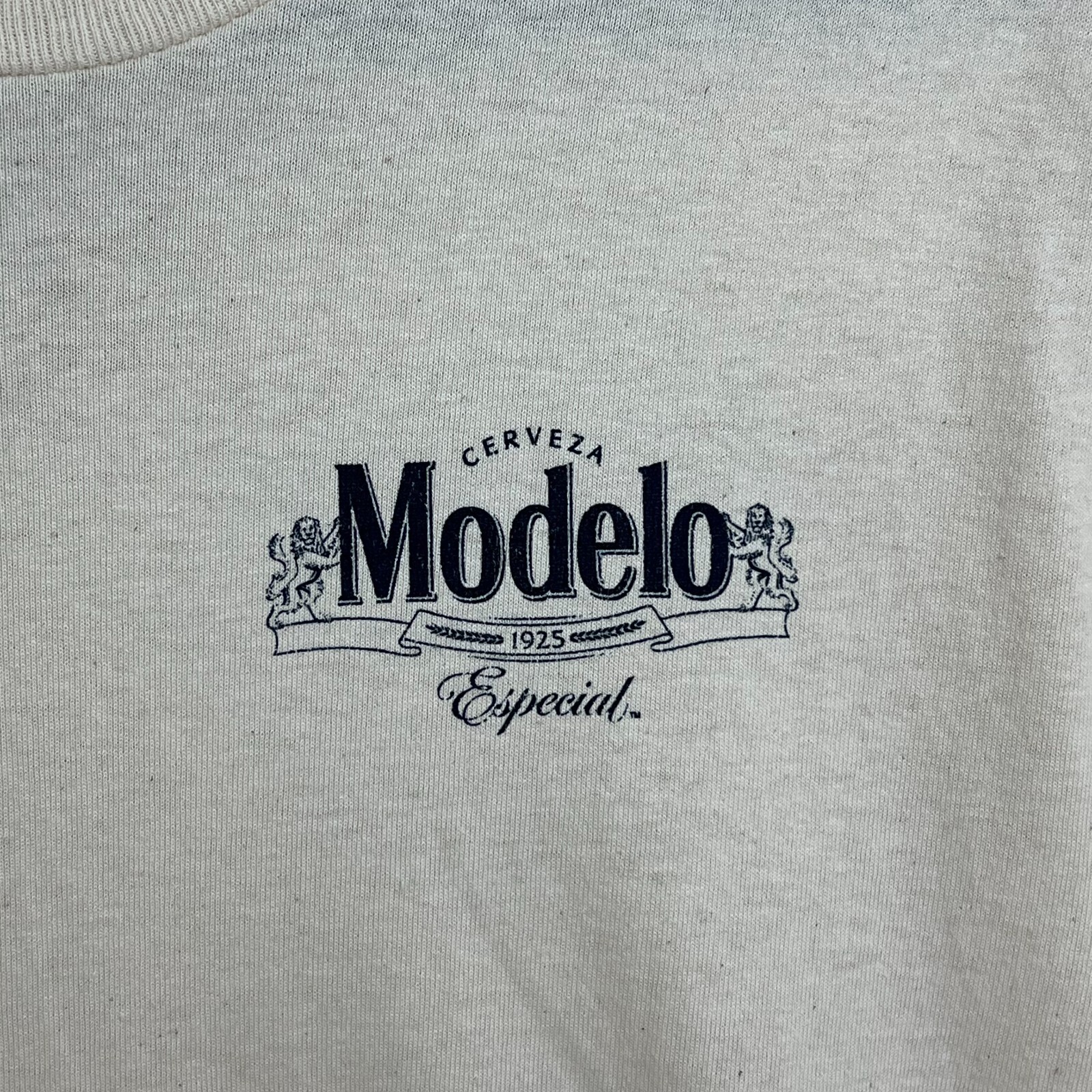 Modelo Cerveza Men’s Small Logo Graphic T-Shirt “Gold Standard Since 1925” NEW