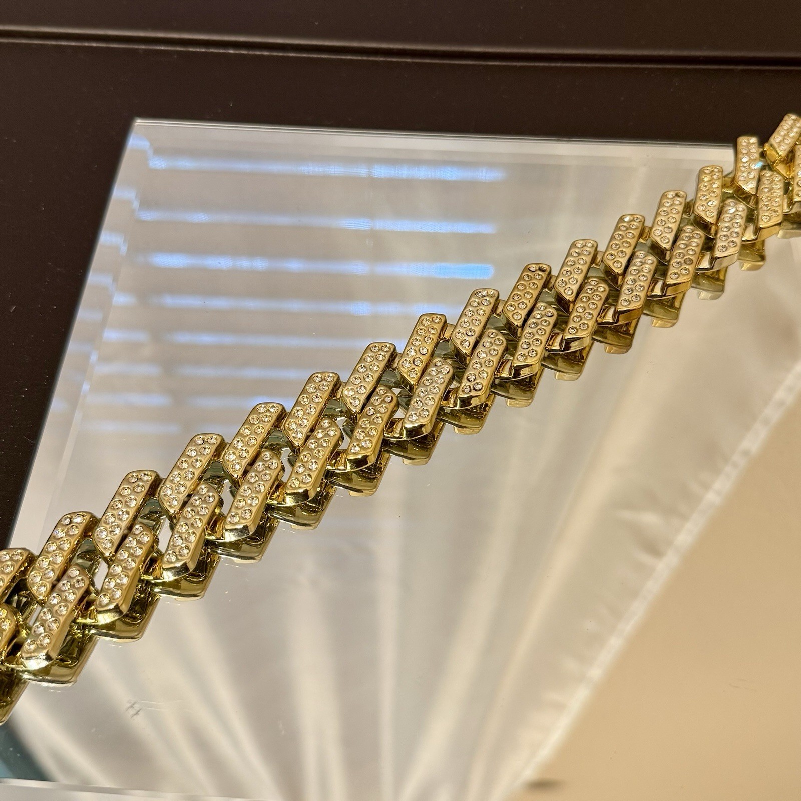Gold Cuban Link Handbag Chain Brand New