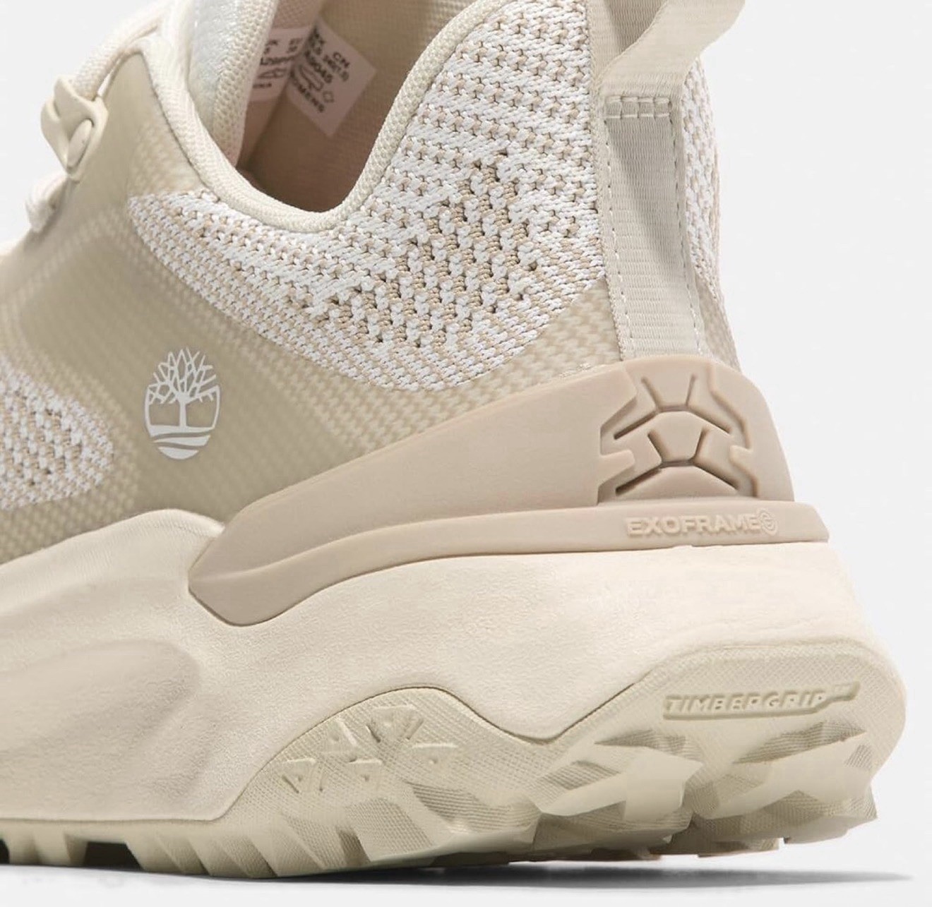 Women’s 9 Timberland Motion Access Low Lace-Up Sneakers, Natural Knit