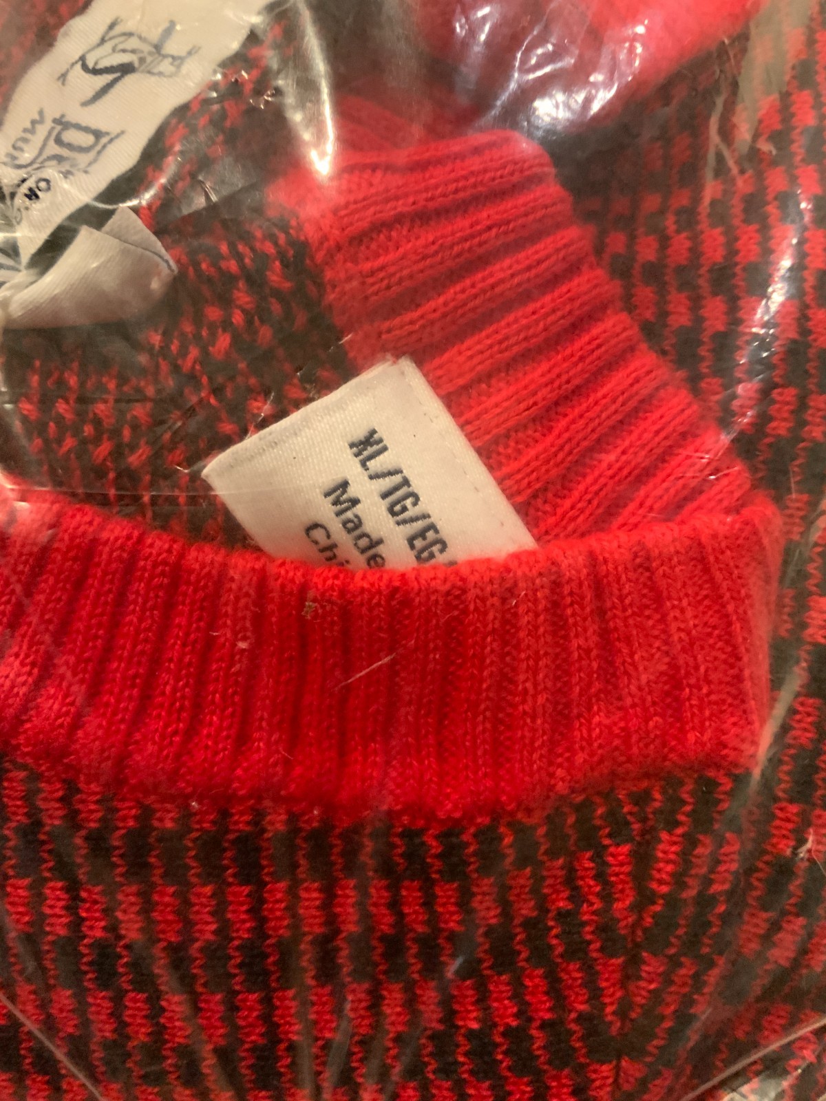 Original Penguin Men’s Tonal Jacquard Sweater, Style# OPGF2416OP, Size XL