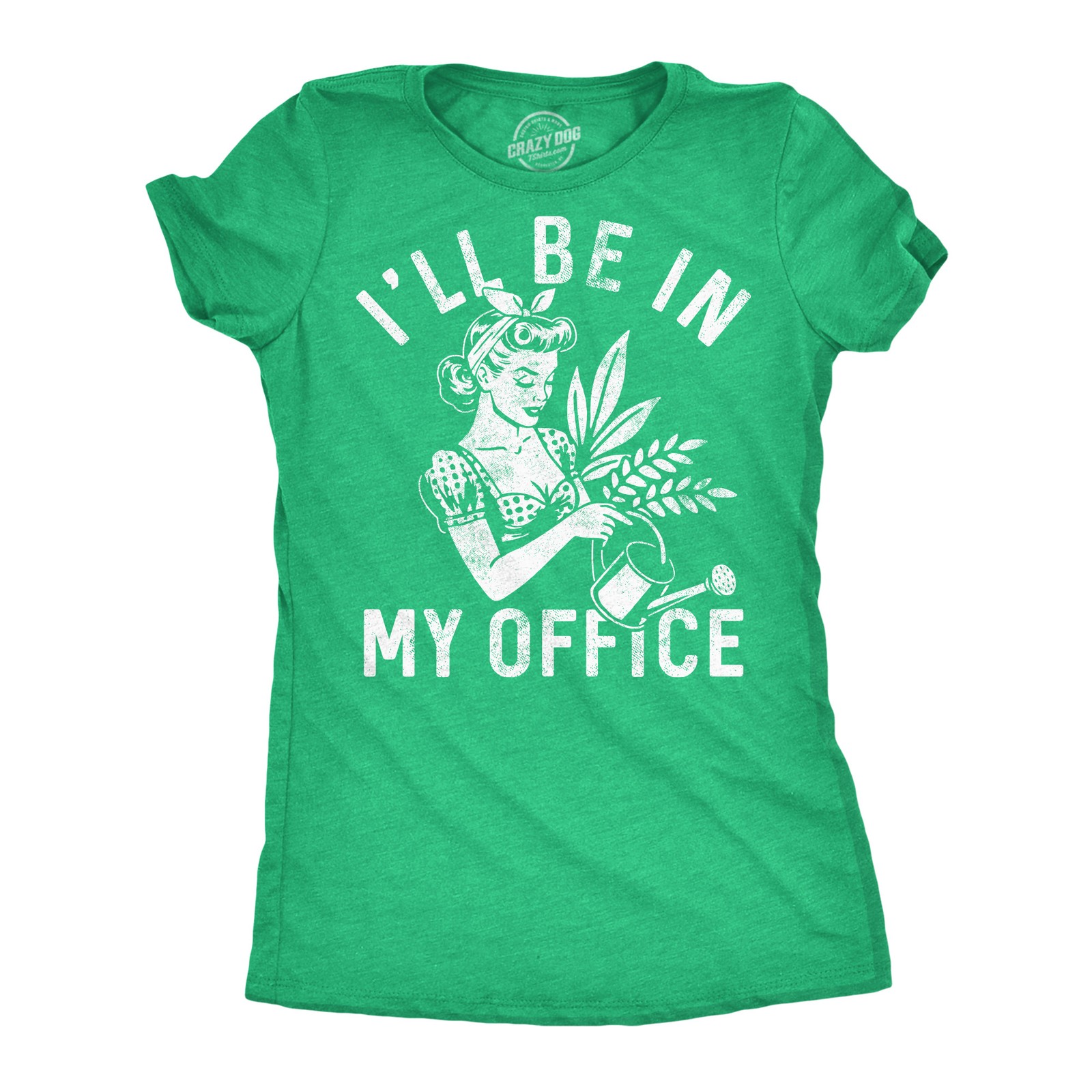 Womens Funny T Shirts Ill Be In My Office Gardening Sarcastic Plant Graphic
