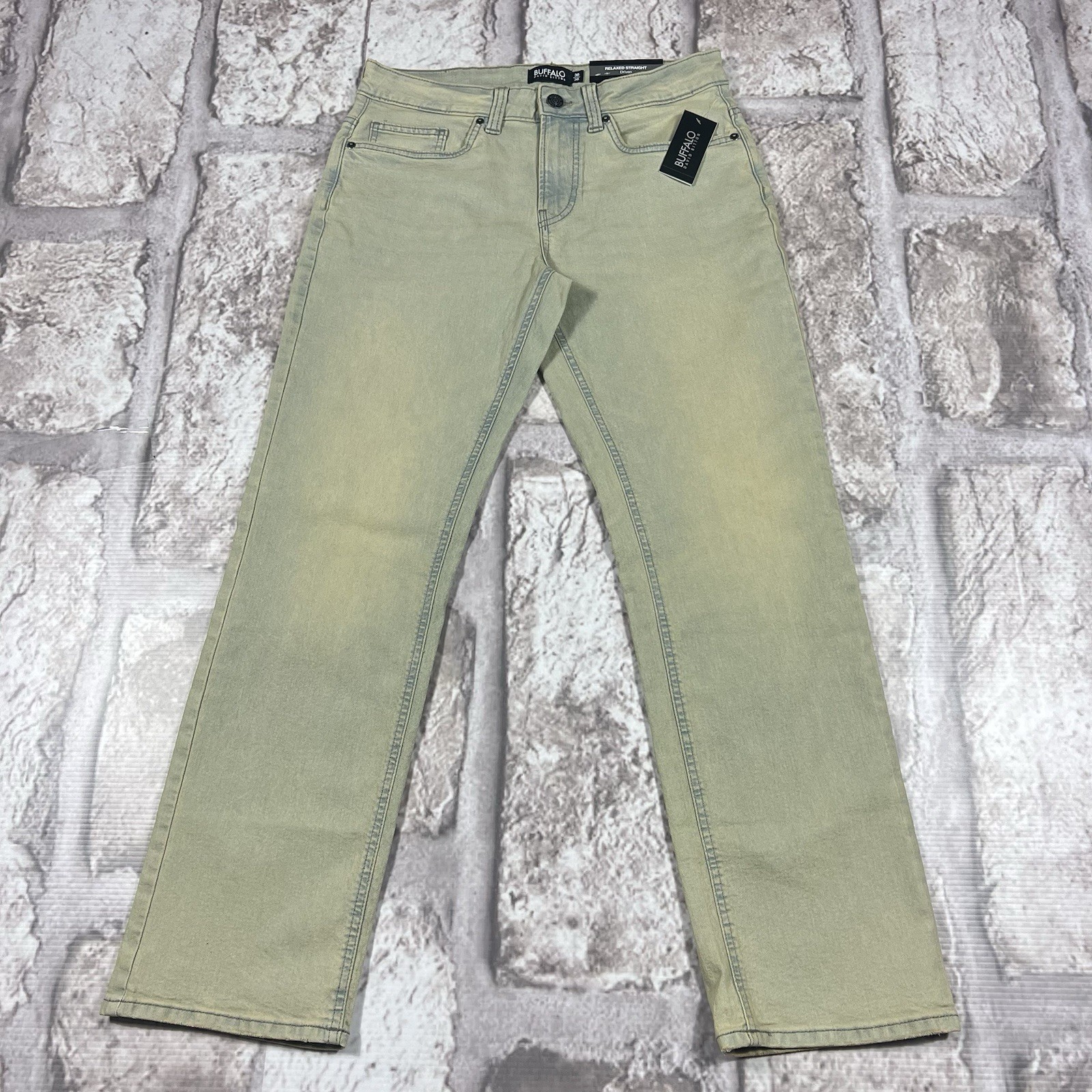 Buffalo David Bitton Driven Jeans Men’s 30×30 Relaxed Straight Dirty Blasted NWT