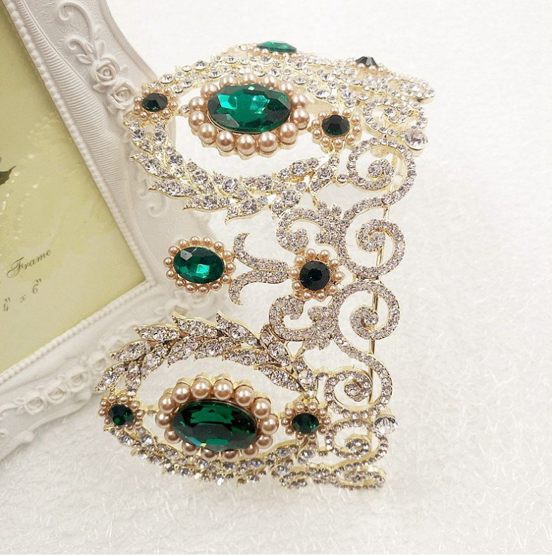 9cm Tall Crystal Tiara Earrings Set Wedding Queen Princess Prom Crown – 5 Colors