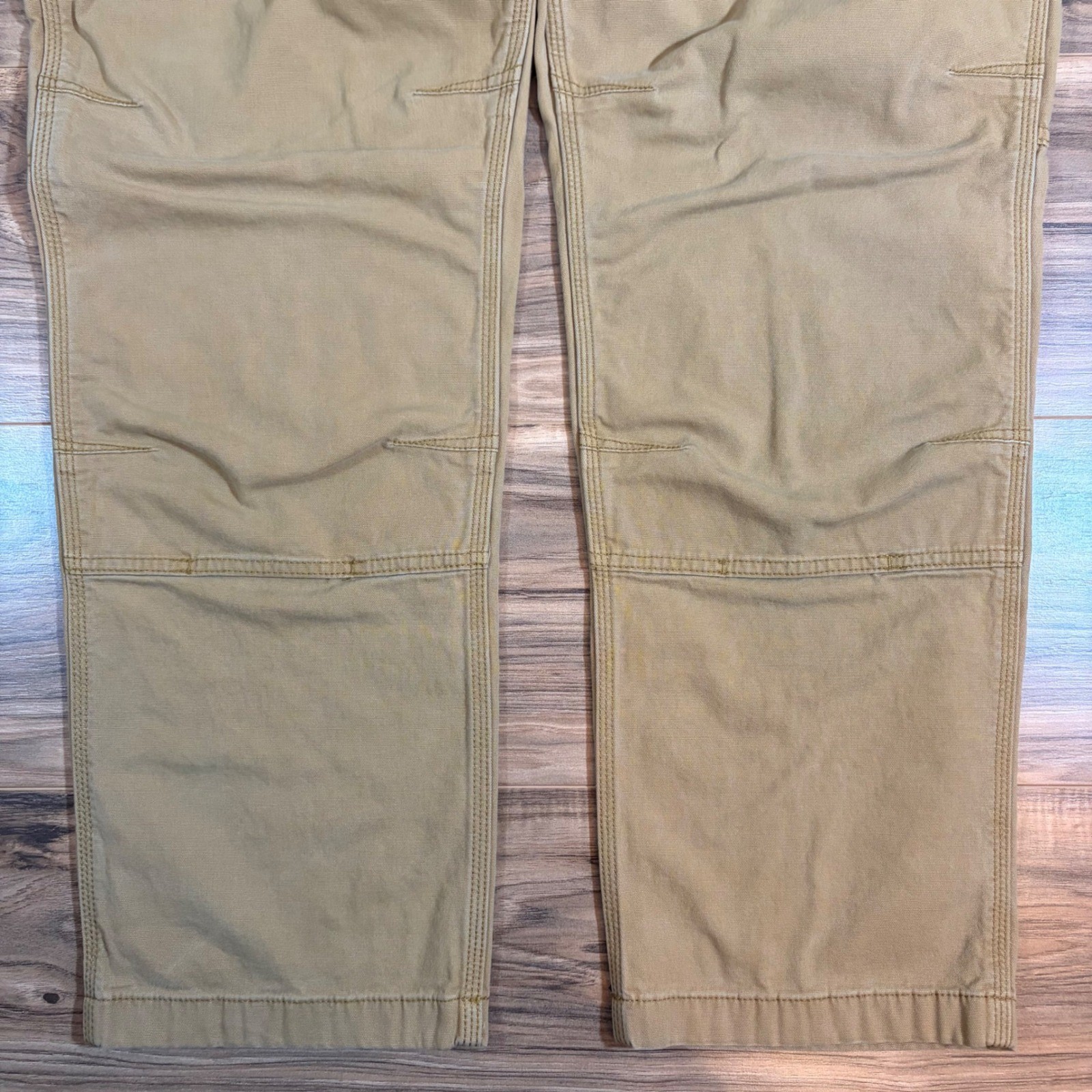 Carhartt Rigby Rugged Flex Double Knee Flex Canvas Work Pants Tan 36×30 102802