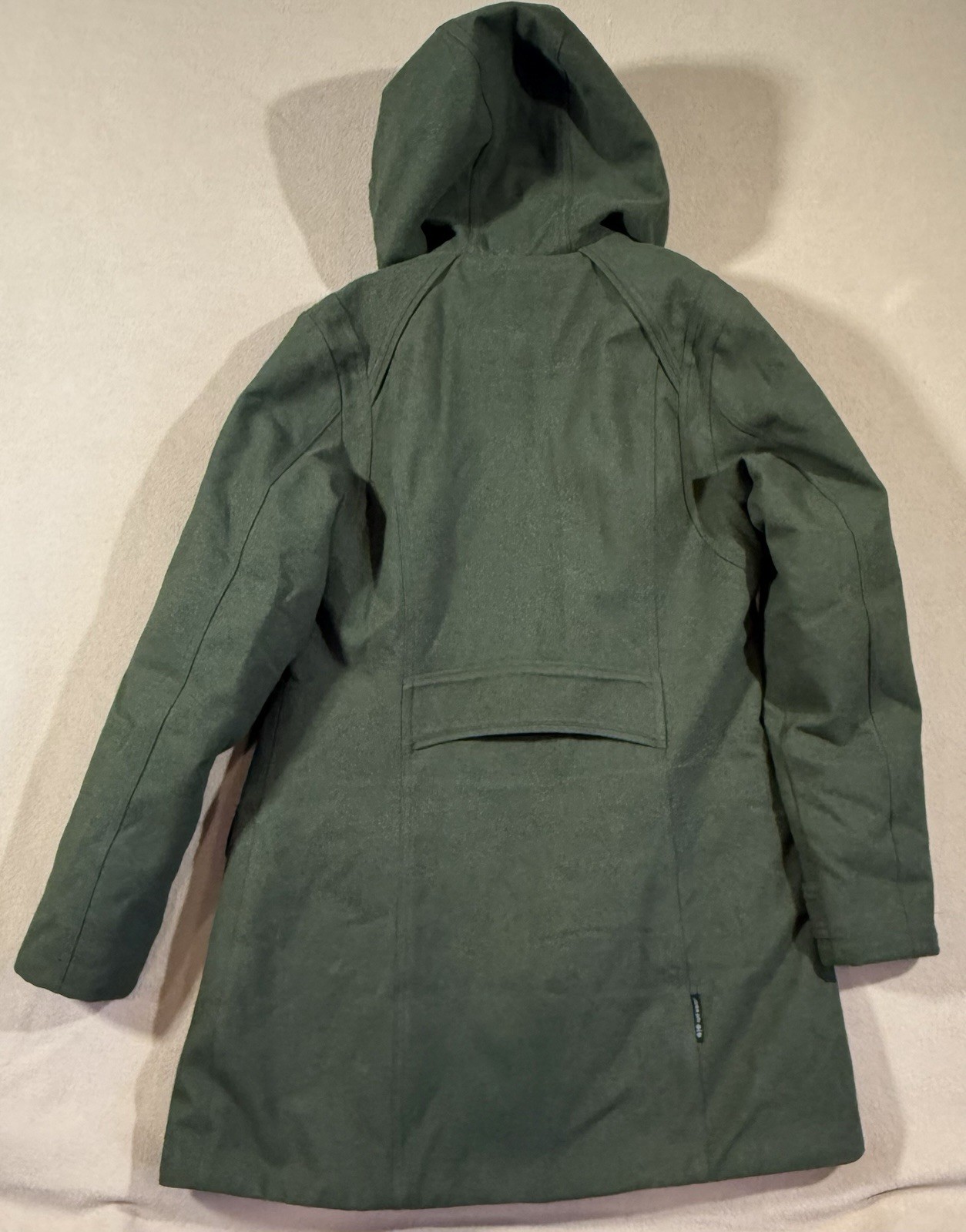 M Green Women’s Merrell Opti-Warm Duffle Coat Full Zip Toggle Quilt Lined Hooded