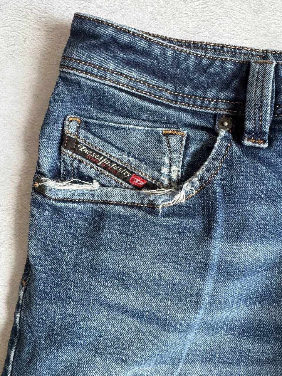 Vintage Diesel Industry Men’s Jeans Straight Blue Denim Faded Size W33
