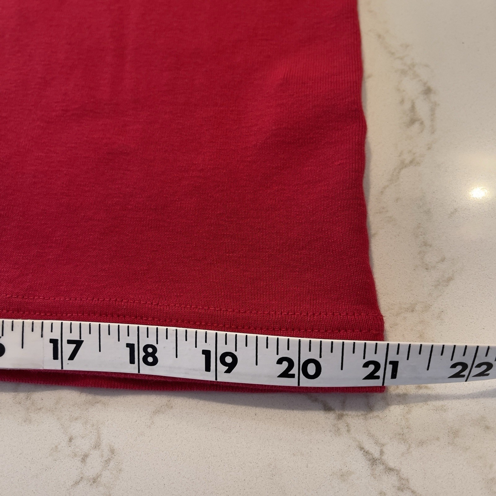 Kim Rogers Large Mock Turtleneck Knit Top Long Sleeve Red Classic Holiday